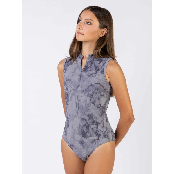 AURA, Gray Floral dres