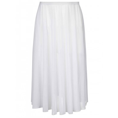 #2049 Ballet-Skirt-Long-Mesh-Pure-White-Front-Mara-Dancewear