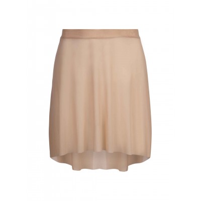 #2056 Ballet-Skirt-Short-Mesh-Ivory-Cream-Front-Mara-Dancewear