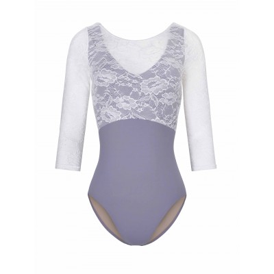 #2110 Ballet-Leotard-Penelope-Blue-Front-Mara-Dancewear