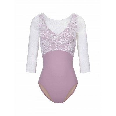 #2115 Ballet-Leotard-Penelope-Lilac-Front-Mara-Dancewear