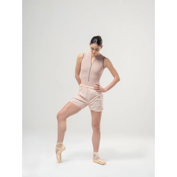 WARM-UP SHORTS, Pastel Pink krátke zahrievacie nohavice
